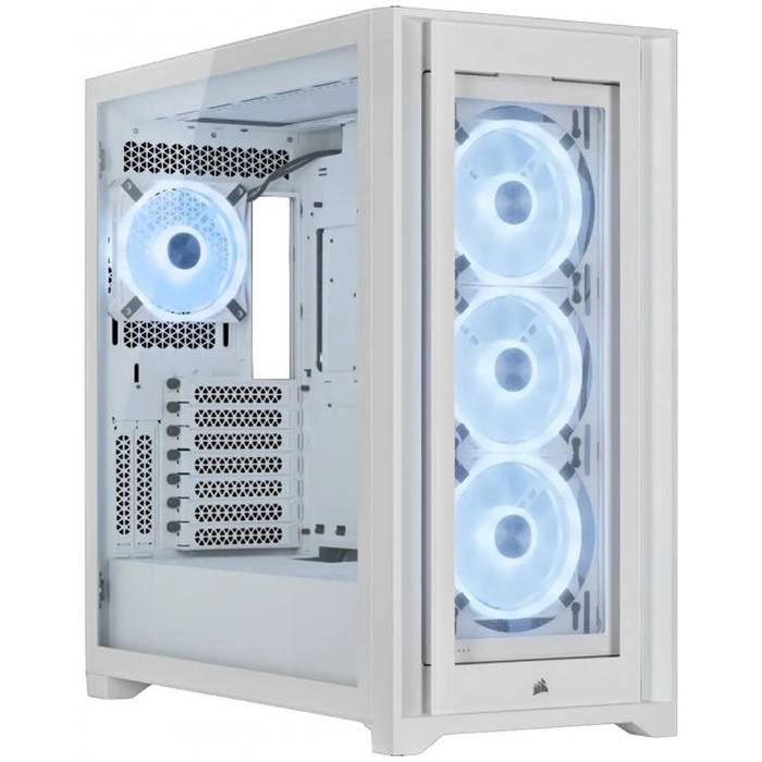 ������ Corsair iCUE 5000X RGB QL Tempered Glass White (CC-9011233-WW)