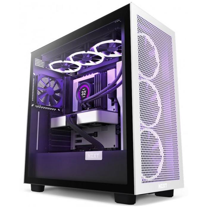 ������ NZXT H7 v1 2022 Flow Edition Black and White (CM-H71FG-01)