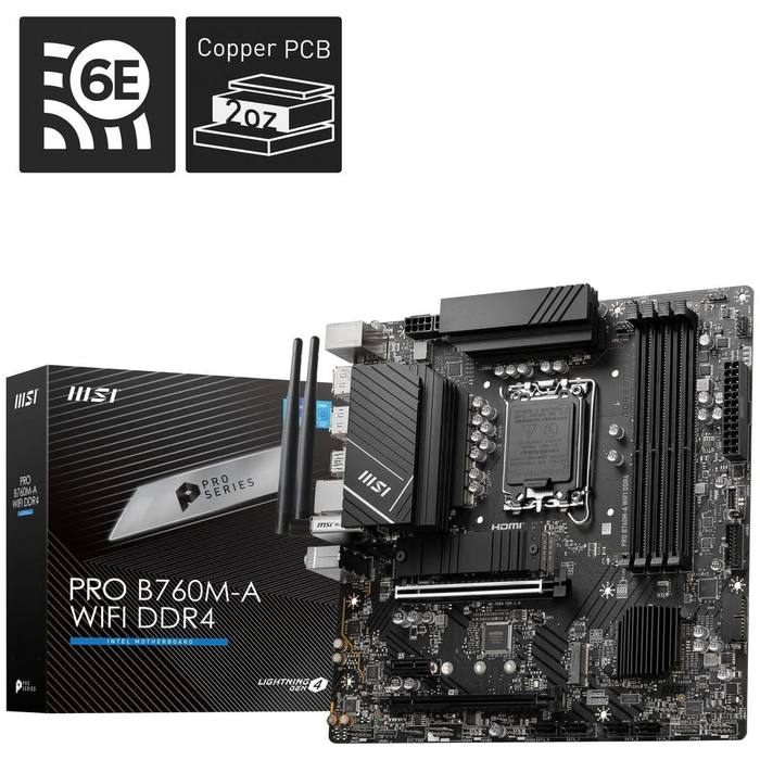 ����������� ����� MSI PRO B760M-A WIFI DDR4