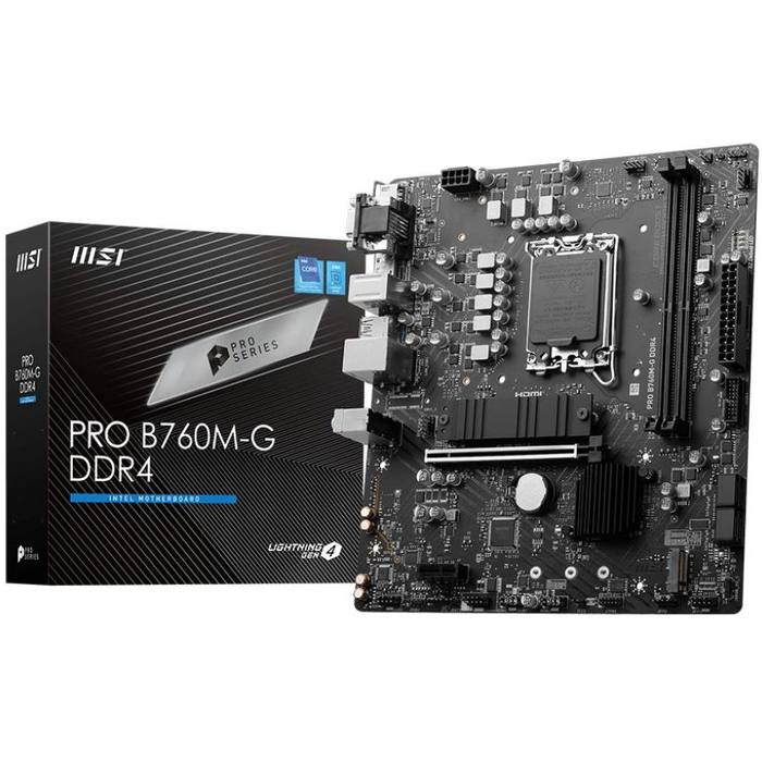����������� ����� MSI PRO B760M-G DDR4