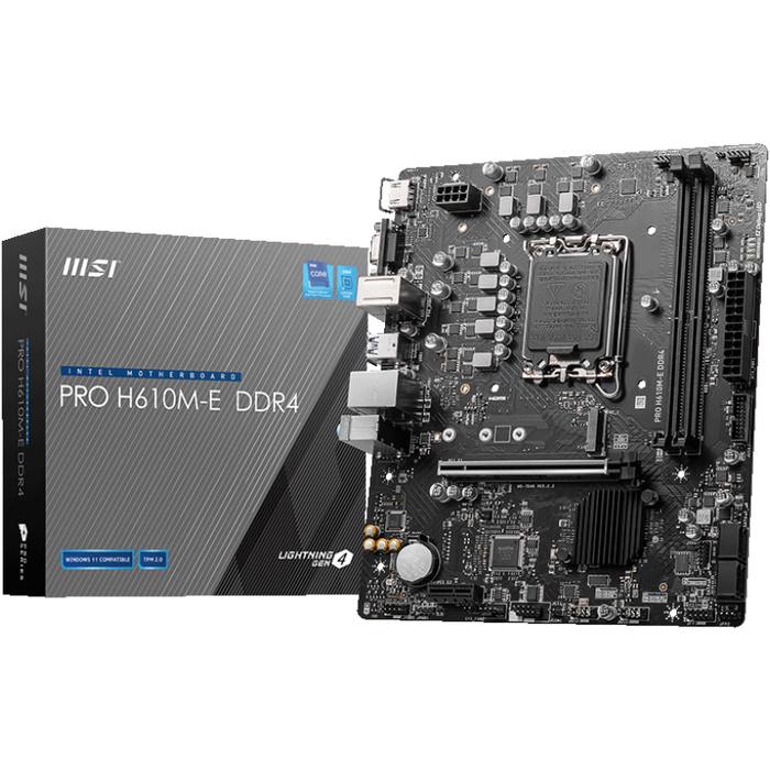 ����������� ����� MSI PRO H610M-E DDR4