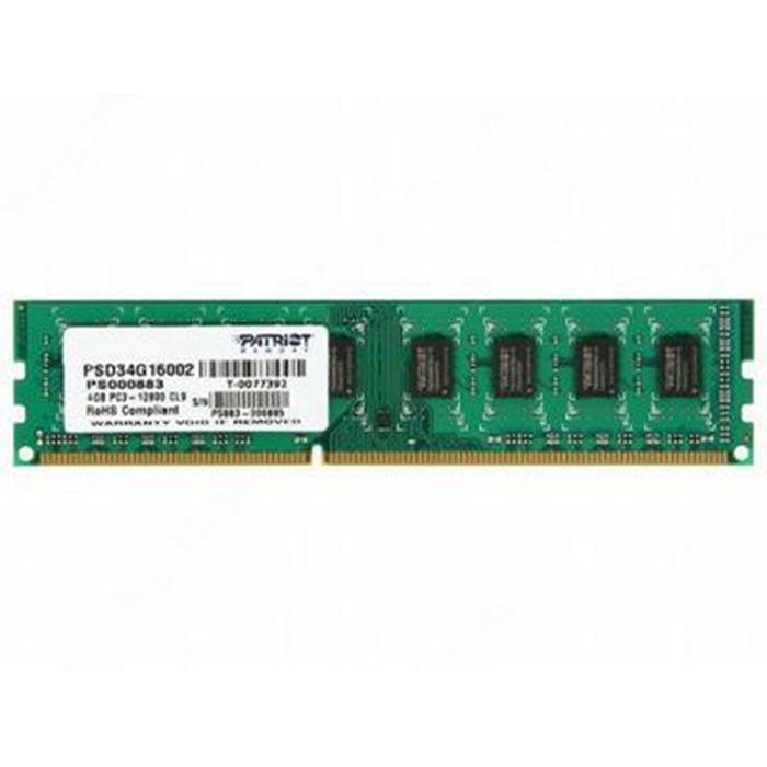 ������ ���`�� ��� ����`����� DDR3 4GB 1600 MHz Patriot (PSD34G16002)