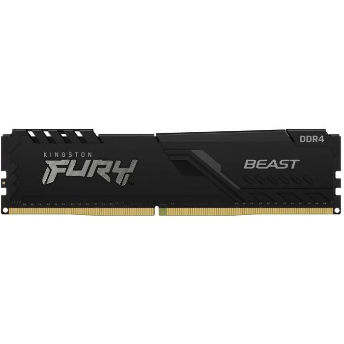 ������ ���`�� ��� ����`����� DDR4 16GB 2666 MHz FURY Beast Black Kingston Fury (ex.HyperX) (KF426C16BB/16)