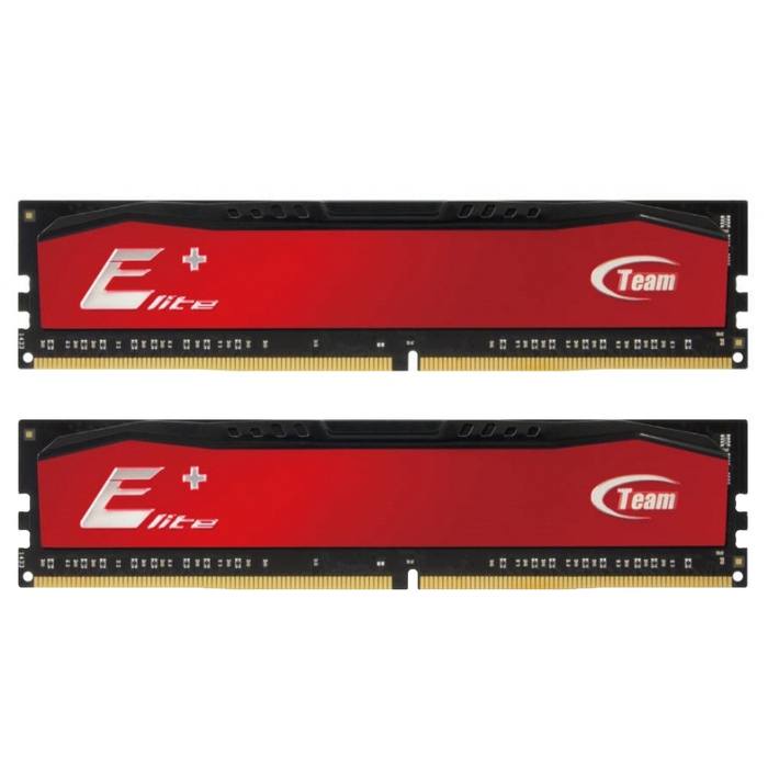 ������ ���`�� ��� ����`����� DDR4 16GB (2x8GB) 2400 MHz Elite Plus Red Team (TPRD416G2400HC16DC01)