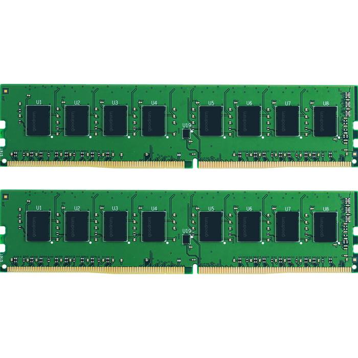 ������ ���`�� ��� ����`����� DDR4 16GB (2x8GB) 2666 MHz Goodram (GR2666D464L19S/16GDC)