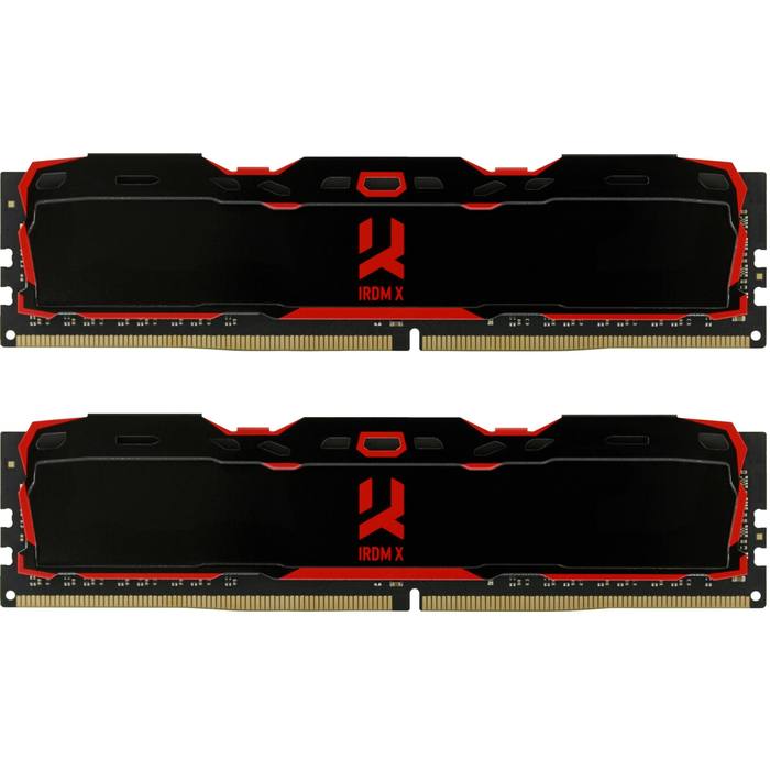 ������ ���`�� ��� ����`����� DDR4 16GB (2x8GB) 2666 MHz IRDM Black Goodram (IR-X2666D464L16S/16GDC)