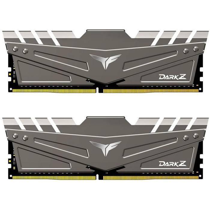 ������ ���`�� ��� ����`����� DDR4 16GB (2x8GB) 3200 MHz T-Force Dark Z Gray Team (TDZGD416G3200HC16CDC01)