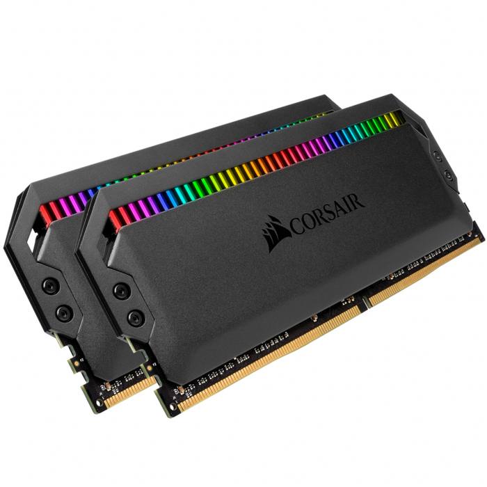 ������ ���`�� ��� ����`����� DDR4 16GB (2x8GB) 3600 MHz Dominator Platinum RGB Black Corsair (CMT16GX4M2K3600C16)