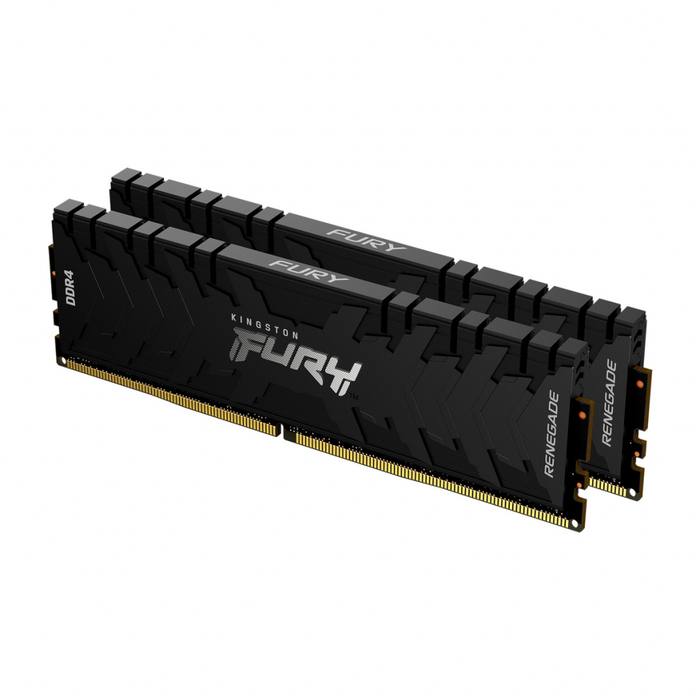 ������ ���`�� ��� ����`����� DDR4 16GB (2x8GB) 3600 MHz Fury Renegade Black Kingston Fury (ex.HyperX) (KF436C16RBK2/16)