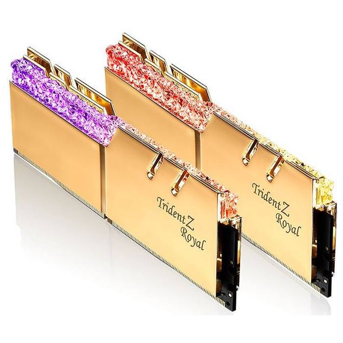 ������ ���`�� ��� ����`����� DDR4 16GB (2x8GB) 3600 MHz Trident Z Royal Gold G.Skill (F4-3600C18D-16GTRG)