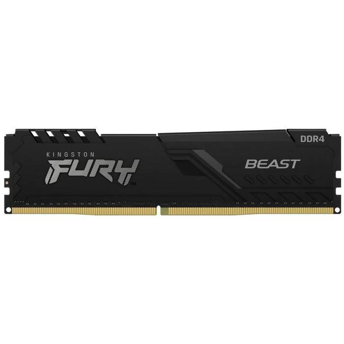 ������ ���`�� ��� ����`����� DDR4 16GB 3200 MHz Beast Black Kingston Fury (ex.HyperX) (KF432C16BB/16)