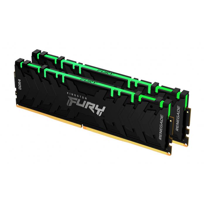 ������ ���`�� ��� ����`����� DDR4 16GB 3200 MHz Fury Renegade RGB Kingston Fury (ex.HyperX) (KF432C16RBAK2/16)