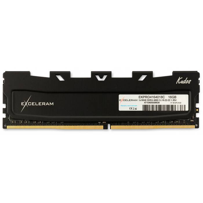 ������ ���`�� ��� ����`����� DDR4 16GB 4000 MHz Black Kudos PRO eXceleram (EKPRO4164018C)