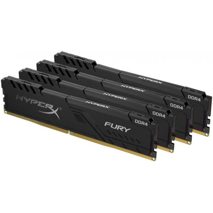 ������ ���`�� ��� ����`����� DDR4 16GB (4x4GB) 2666 MHZ HyperX Fury Kingston Fury (ex.HyperX) (HX426C16FB3K4/16)