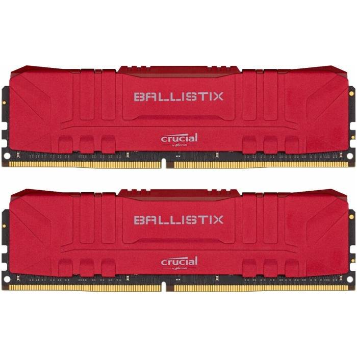 ������ ���`�� ��� ����`����� DDR4 32GB (2x16GB) 2666 MHz Ballistix Red Micron (BL2K16G26C16U4R)