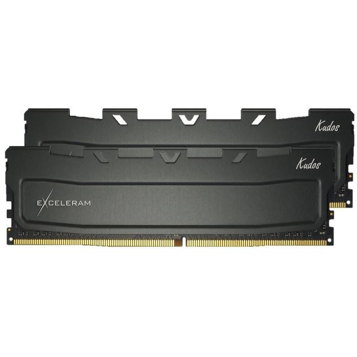������ ���`�� ��� ����`����� DDR4 32GB (2x16GB) 2666 MHz Black Kudos eXceleram (EKBLACK4322616CD)