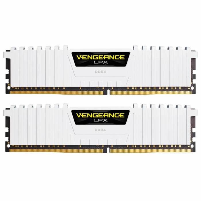������ ���`�� ��� ����`����� DDR4 32GB (2x16GB) 2666 MHz Vengeance LPX White Corsair (CMK32GX4M2A2666C16W)