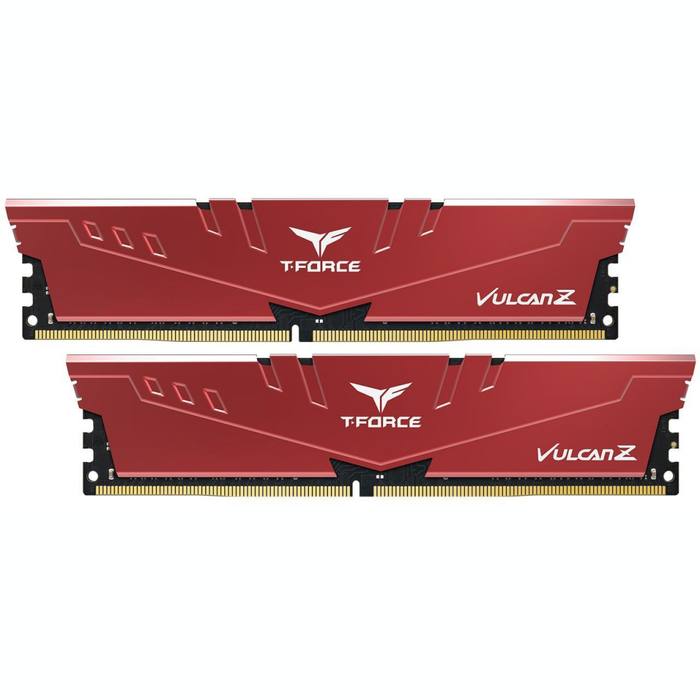������ ���`�� ��� ����`����� DDR4 32GB (2x16GB) 3200 MHz T-Force Vulcan Z Red Team (TLZRD432G3200HC16CDC01)