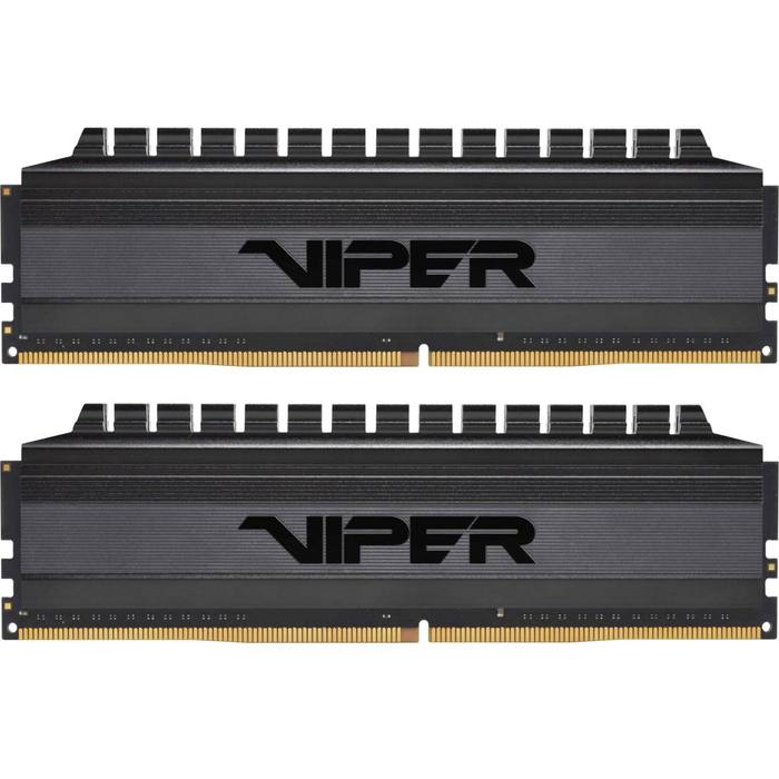 ������ ���`�� ��� ����`����� DDR4 32GB (2x16GB) 3200 MHz Viper 4 Blackout Patriot (PVB432G320C6K)