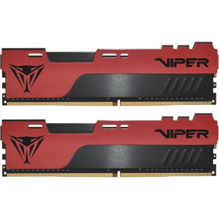 ������ ���`�� ��� ����`����� DDR4 32GB (2x16GB) 3200 MHz Viper Elite II Red Patriot (PVE2432G320C8K)
