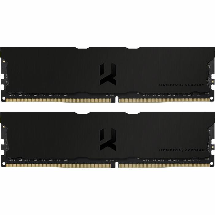 ������ ���`�� ��� ����`����� DDR4 32GB (2x16GB) 3600 MHz Iridium Pro Deep Black Goodram (IRP-K3600D4V64L18/32GDC)