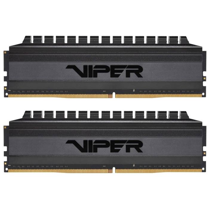 ������ ���`�� ��� ����`����� DDR4 32GB (2x16GB) 3600 MHz Viper 4 Blackout Patriot (PVB432G360C8K)