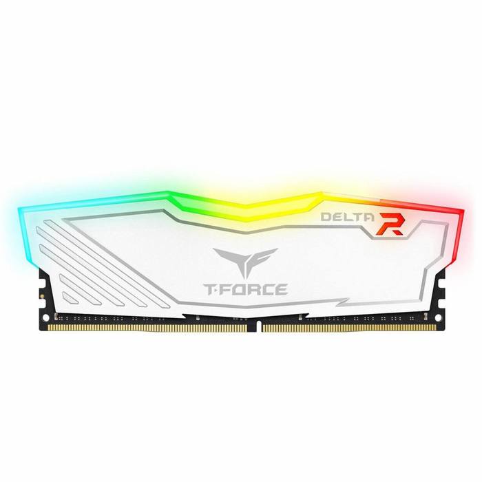 ������ ���`�� ��� ����`����� DDR4 4GB 2666 MHz T-Force Delta White RGB Team (TF4D44G2666HC15B01)