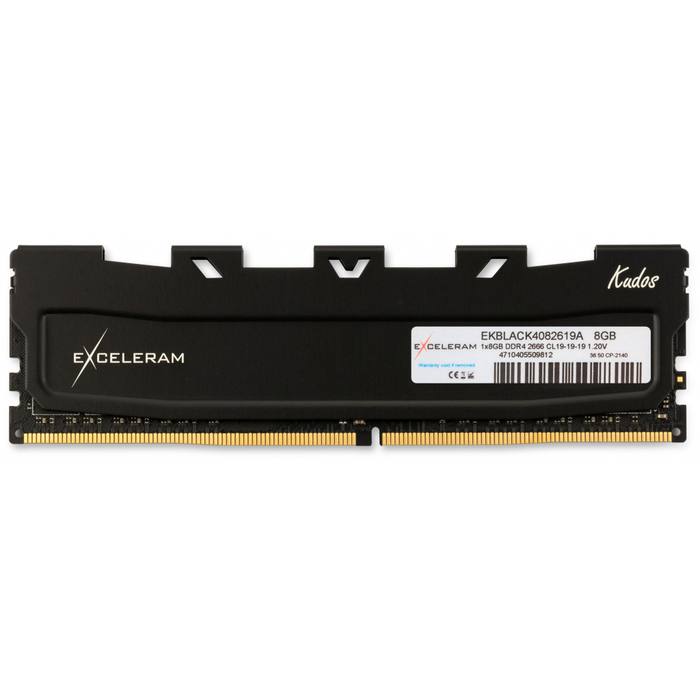 ������ ���`�� ��� ����`����� DDR4 8GB 2666 MHz Black Kudos eXceleram (EKBLACK4082619A)