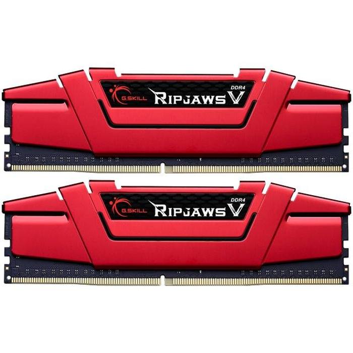 ������ ���`�� ��� ����`����� DDR4 8GB (2x4GB) 2400 MHz RipjawsV Red G.Skill (F4-2400C15D-8GVR)