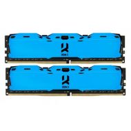 ������ ���`�� ��� ����`����� DDR4 8GB (2x4GB) 3000 MHz Iridium X Blue Goodram (IR-XB3000D464L16S/8GDC)