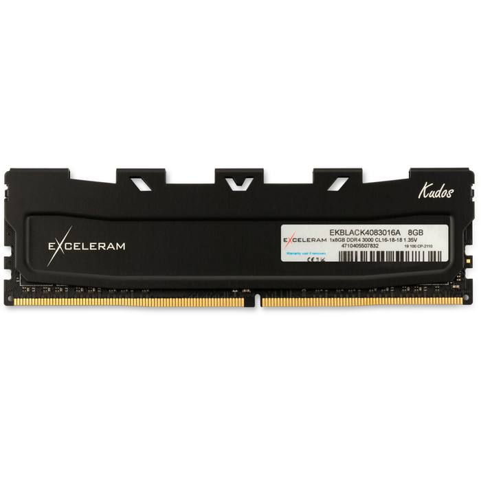 ������ ���`�� ��� ����`����� DDR4 8GB 3000 MHz Kudos Black eXceleram (EKBLACK4083016A)