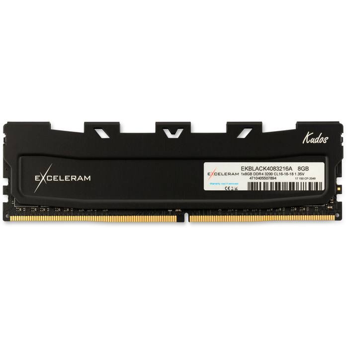 ������ ���`�� ��� ����`����� DDR4 8GB 3200 MHz Kudos Black eXceleram (EKBLACK4083216A)