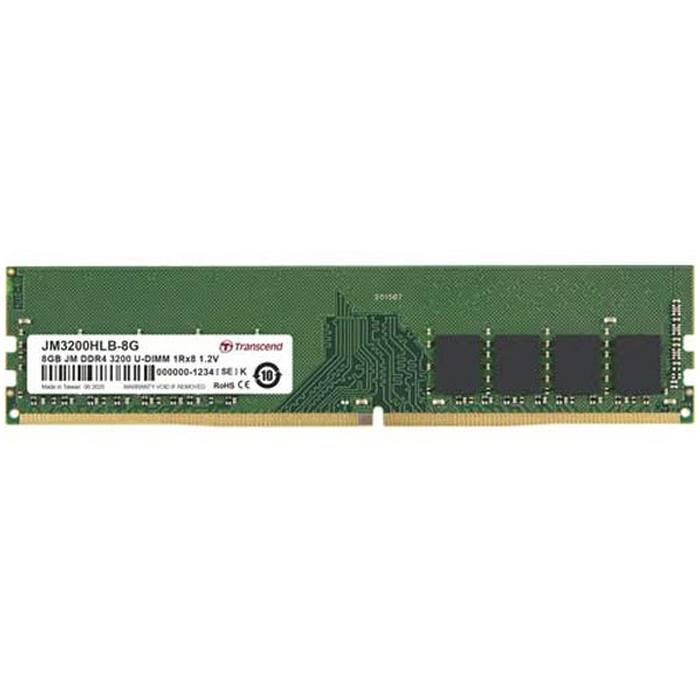 ������ ���`�� ��� ����`����� DDR4 8GB 3200 MHz Transcend (JM3200HLB-8G)