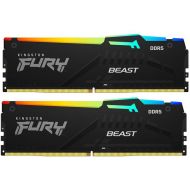 ������ ���`�� ��� ����`����� DDR5 16GB (2x8GB) 5600 MHz Beast RGB Kingston Fury (ex.HyperX) (KF556C40BBAK2-16)