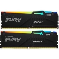������ ���`�� ��� ����`����� DDR5 16GB (2x8GB) 6000 MHz Beast RGB Kingston Fury (ex.HyperX) (KF560C40BBAK2-16)