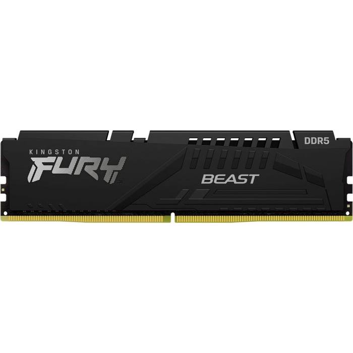 ������ ���`�� ��� ����`����� DDR5 16GB 4800 MHz Beast Black Kingston Fury (ex.HyperX) (KF548C38BB-16)