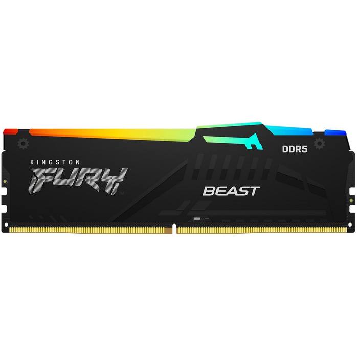 ������ ���`�� ��� ����`����� DDR5 16GB 6000 MHz FURY Beast RGB Kingston Fury (ex.HyperX) (KF560C40BBA-16)
