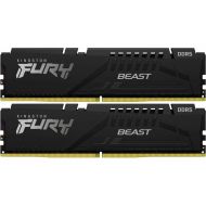 ������ ���`�� ��� ����`����� DDR5 32GB (2x16GB) 4800 MHz Beast Black Kingston Fury (ex.HyperX) (KF548C38BBK2-32)