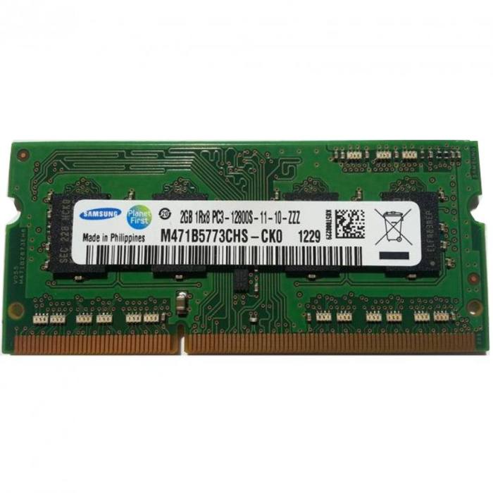 ������ ���`�� ��� �������� SoDIMM DDR3 2GB 1600 MHz Samsung (M471B5773CHS-CK0 Ref)