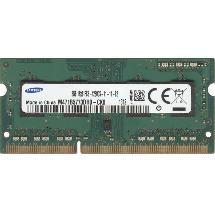 ������ ���`�� ��� �������� SoDIMM DDR3 2GB 1600 MHz Samsung (M471B5773DH0-CK0)