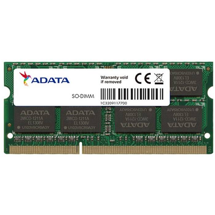 ������ ���`�� ��� �������� SoDIMM DDR3 4GB 1333 MHz ADATA (AD3S1333C4G9-B)