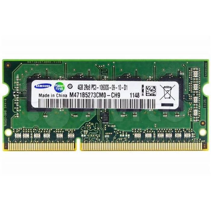 ������ ���`�� ��� �������� SoDIMM DDR3 4GB 1333 MHz Samsung (M471B5273CM0-CH9 Ref)