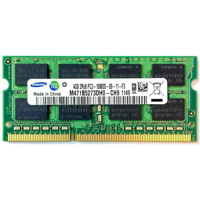 ������ ���`�� ��� �������� SoDIMM DDR3 4GB 1333 MHz Samsung (M471B5273DH0-CH9 Ref)