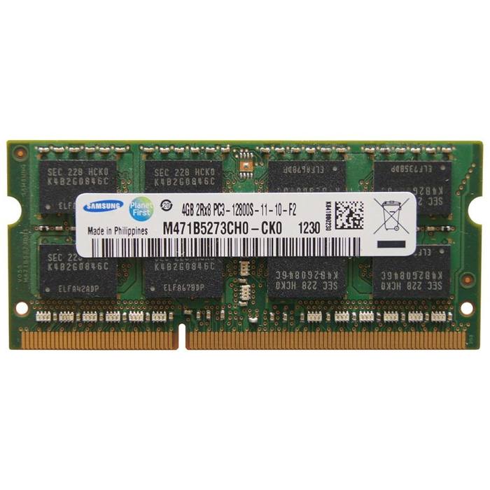 ������ ���`�� ��� �������� SoDIMM DDR3 4GB 1600 MHz Samsung (M471B5273CH0-CK0 Ref)