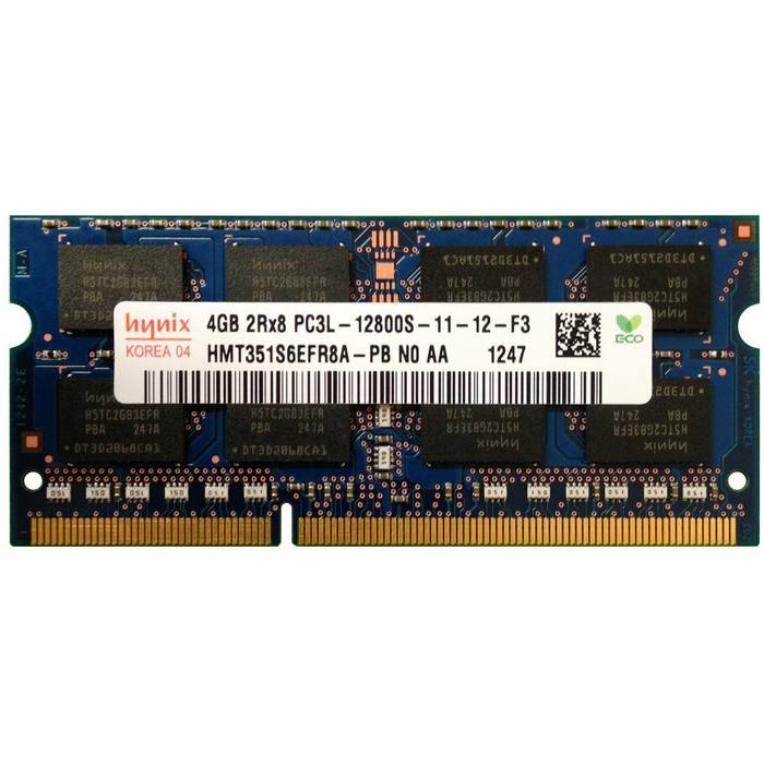 ������ ���`�� ��� �������� SoDIMM DDR3L 4GB 1600 MHz Hynix (HMT351S6EFR8A-PB)
