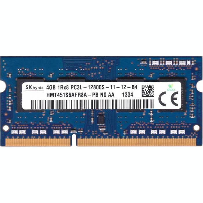 ������ ���`�� ��� �������� SoDIMM DDR3L 4GB 1600 MHz Hynix (HMT451B6AFR8A-PB Ref)