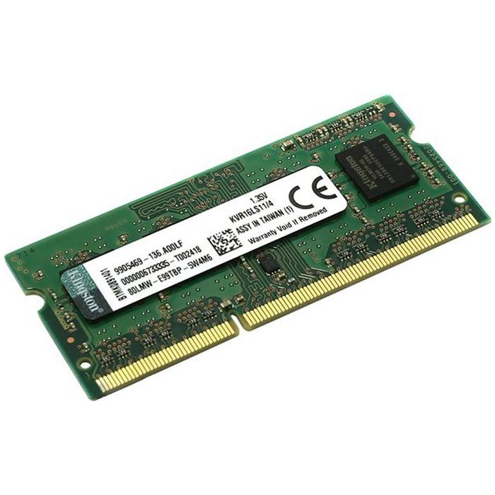 ������ ���`�� ��� �������� SoDIMM DDR3L 4GB 1600 MHz Kingston (KVR16LS11/4WP)