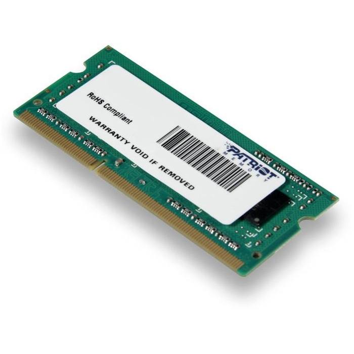 ������ ���`�� ��� �������� SoDIMM DDR3L 4GB 1600 MHz Patriot (PSD34G1600L81S)
