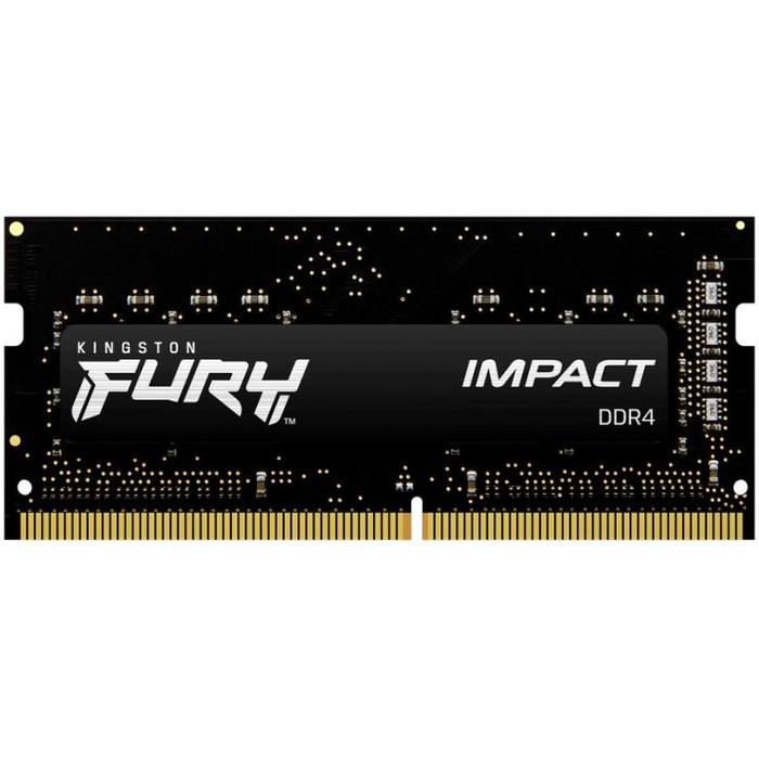 ������ ���`�� ��� �������� SoDIMM DDR4 16GB 2666 MHz FURY Impact Kingston Fury (ex.HyperX) (KF426S16IB/16)