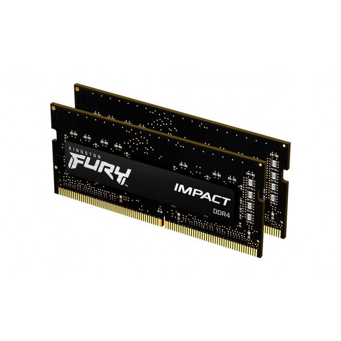 ������ ���`�� ��� �������� SoDIMM DDR4 16GB (2x8GB) 3200 MHz Fury Impact Kingston Fury (ex.HyperX) (KF432S20IBK2/16)